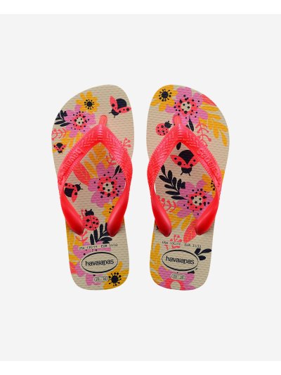 Havaianas Kids Flores - BEIGE