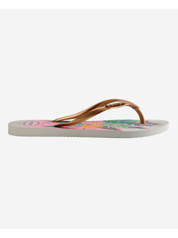 Havaianas Slim Tropical - WHITE