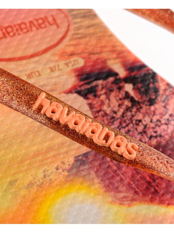 Havaianas Slim Paisage - BEIGE/ORANGE