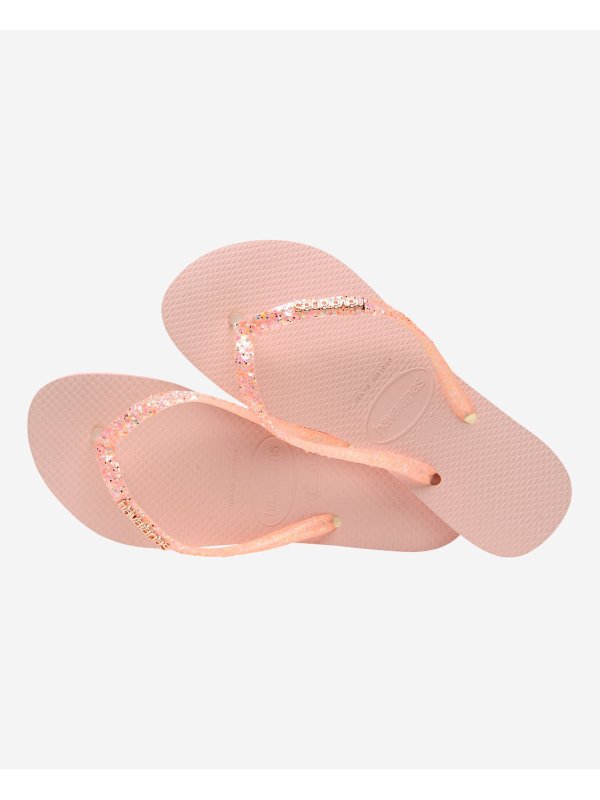 Havaianas Slim Glitter Flourish - MACARON PINK