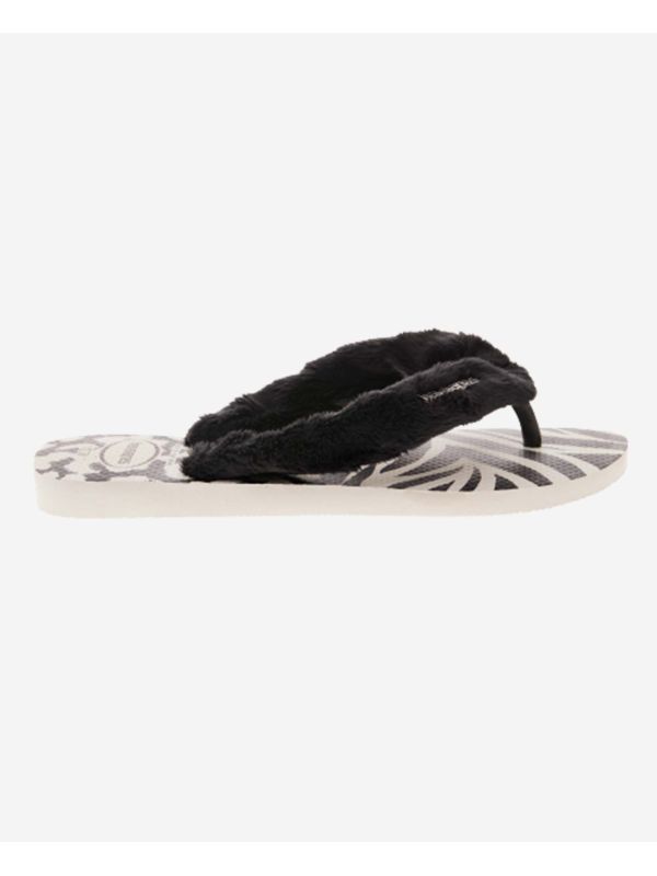 Havaianas Top Home Fluffy - WHITE/BLACK