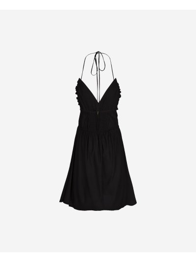 Vestito Corto Da Spiaggia Basic - BLACK