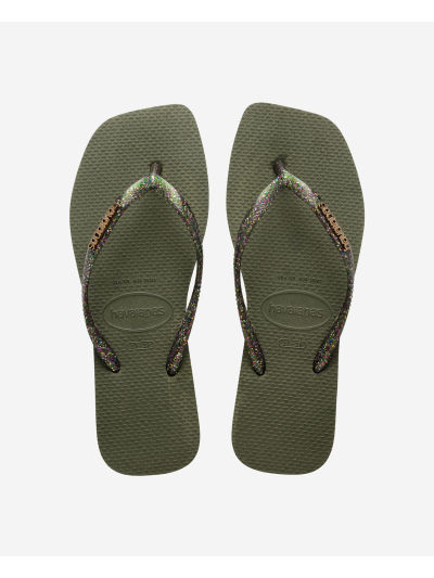 Havaianas Square Logo Metallic - GREEN