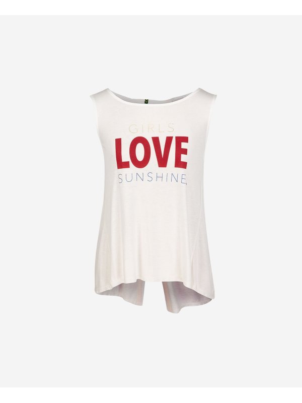 Havaianas Canottiera Girls Love Sunshine - WHITE