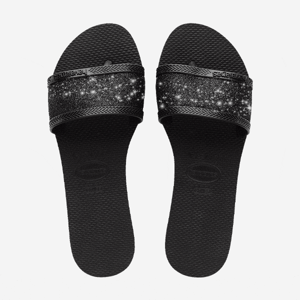 Havaianas You Angra Glitter - BLACK