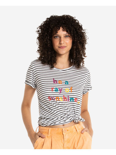 Havaianas T-Shirt Be A Ray Of Sunshine - OFF WHITE