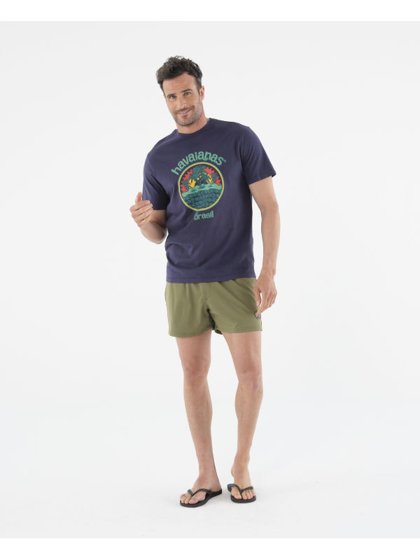 Havaianas T-Shirt Rotondo Patch - NAVY BLUE