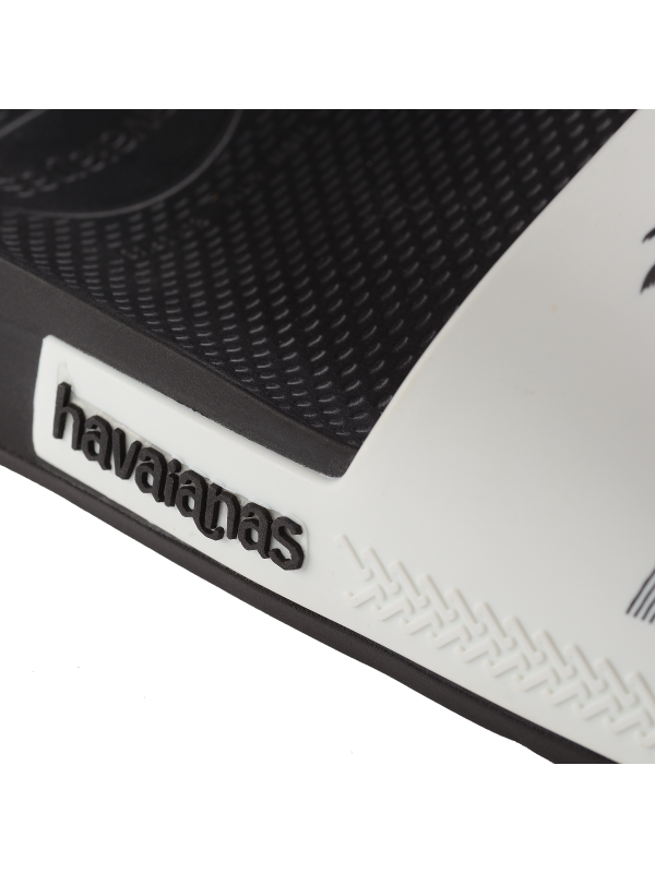 Havaianas Slide Print - BLACK/WHITE