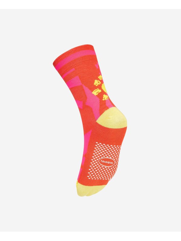 Havaianas Calzini Slide - PINK/YELLOW