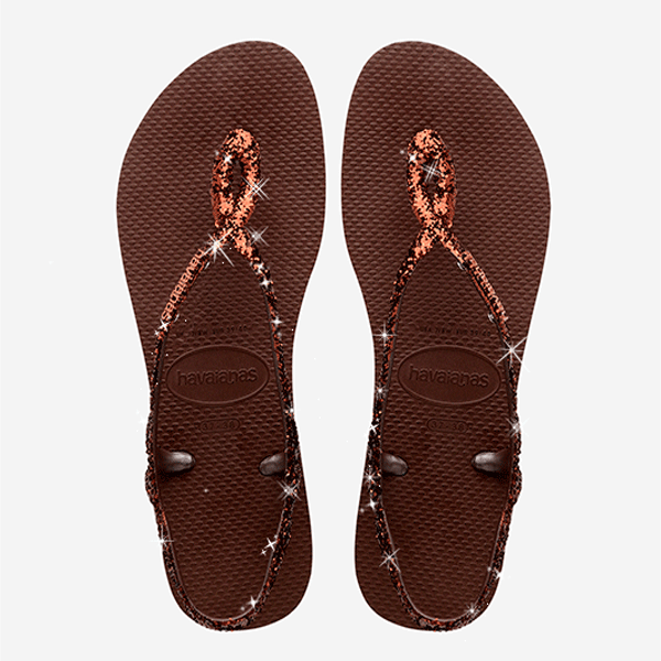 Havaianas Luna Premium II - DARK BROWN