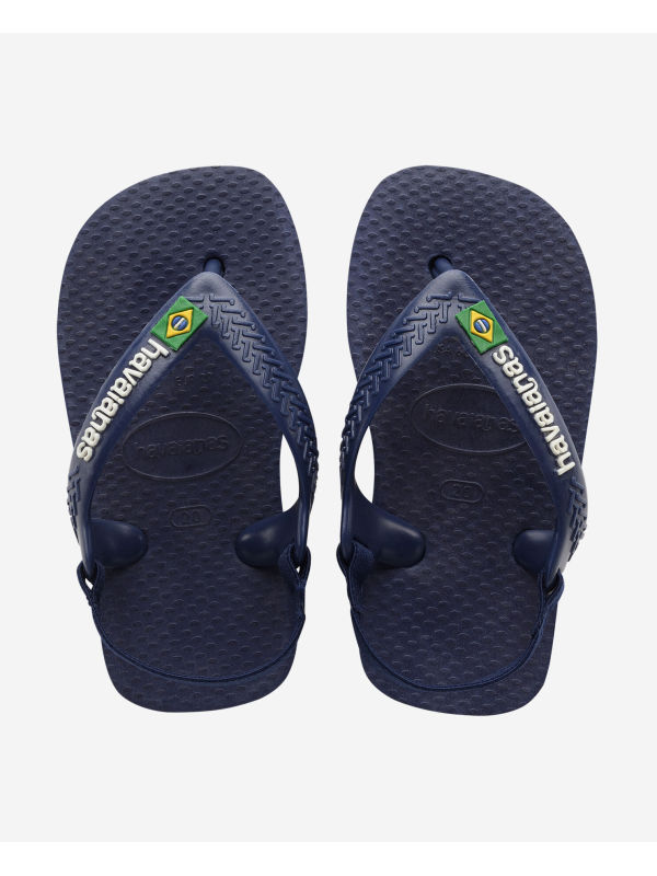 Havaianas Baby Brasil Logo II - NAVY BLUE/CITRUS YELLOW