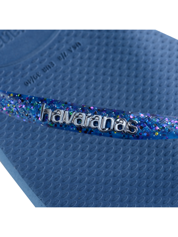 Havaianas Square Logo Metallic - COMFY BLUE