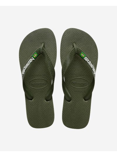 Havaianas Brasil Logo - GREEN/GREEN