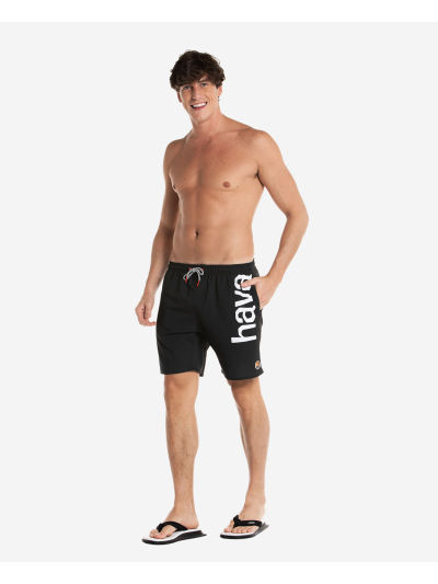 Havaianas Pantaloncini Da Mare New Logomania Eco - BLACK