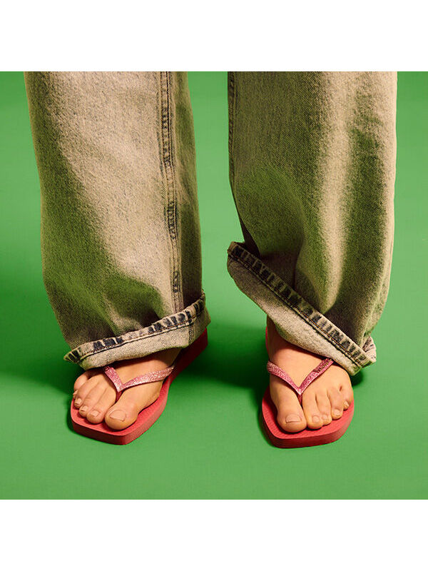 Havaianas Square Glitter - VELVET ROSE