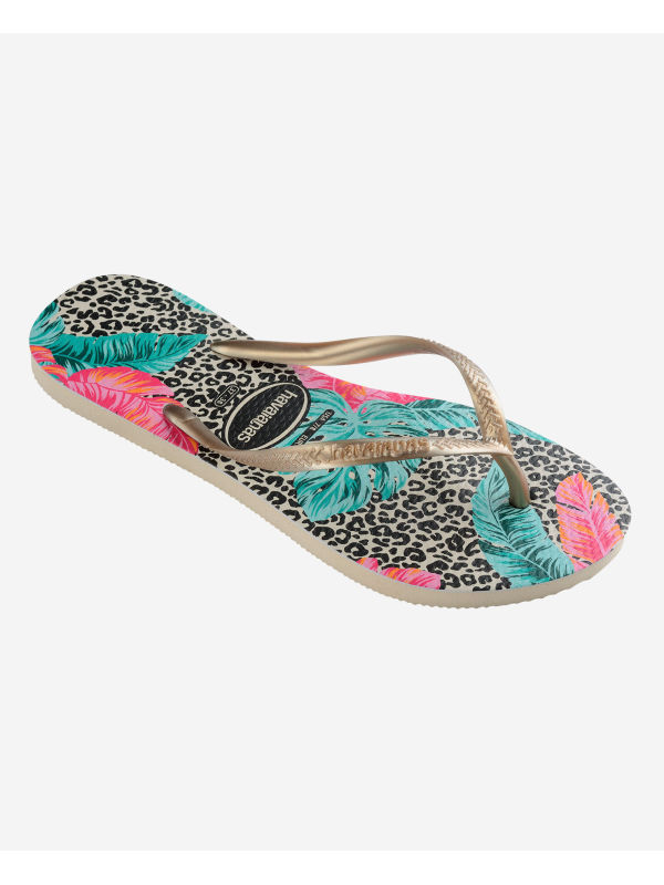 Havaianas Slim Animal Floral - BEIGE