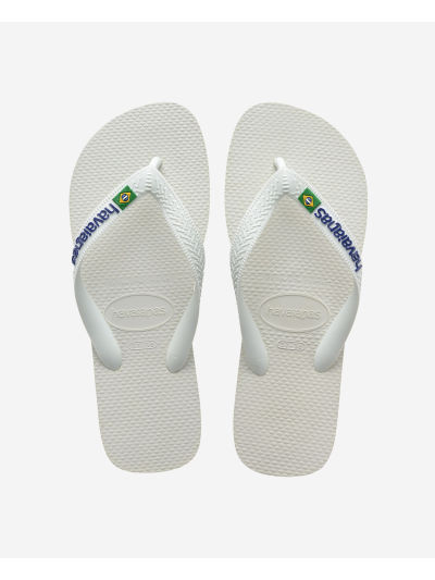 Havaianas Brasil Logo - WHITE