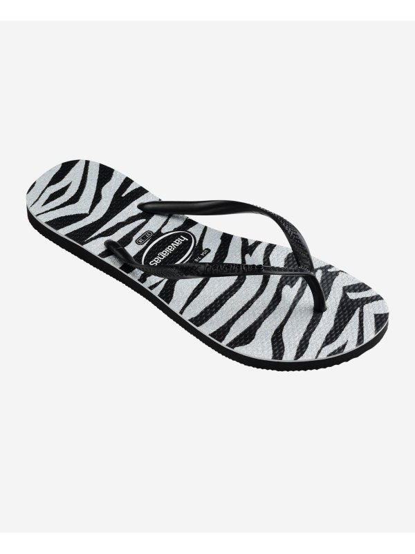 Havaianas Slim Animals Glitter - BLACK