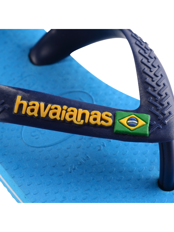 Havaianas Baby Brasil Logo II - TURQUOISE/NAVY BLUE