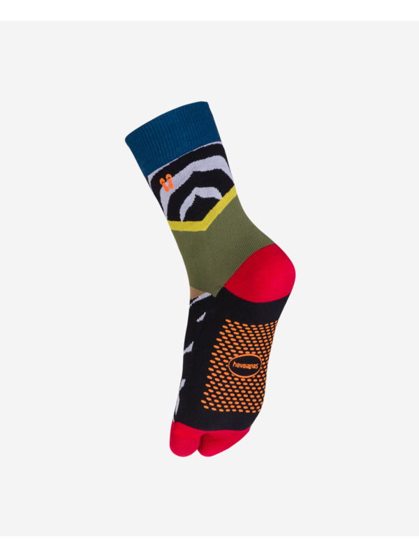 Havaianas Calzini con stampa - BLACK/RED