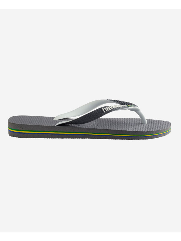 Havaianas Brasil Mix - STEEL GREY/WHITE/WHITE
