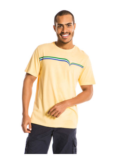 Havaianas T-Shirt Linee Frontali Brasile - PASTEL YELLOW