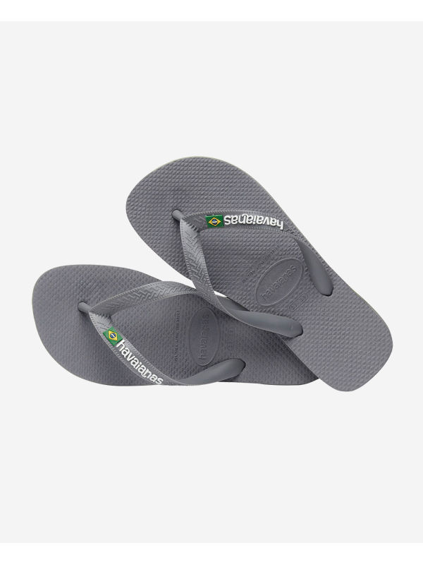 Havaianas Brasil Logo - STEEL GREY/STEEL GREY