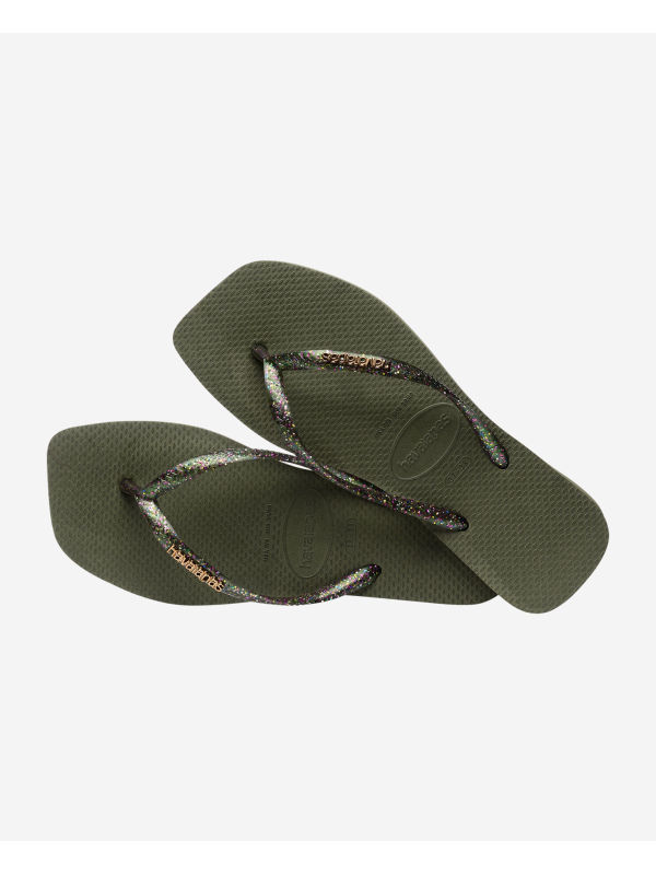 Havaianas Square Logo Metallic - GREEN