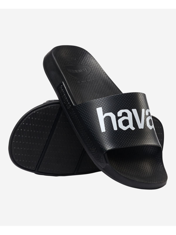 Havaianas Slide Classic Logomania - BLACK