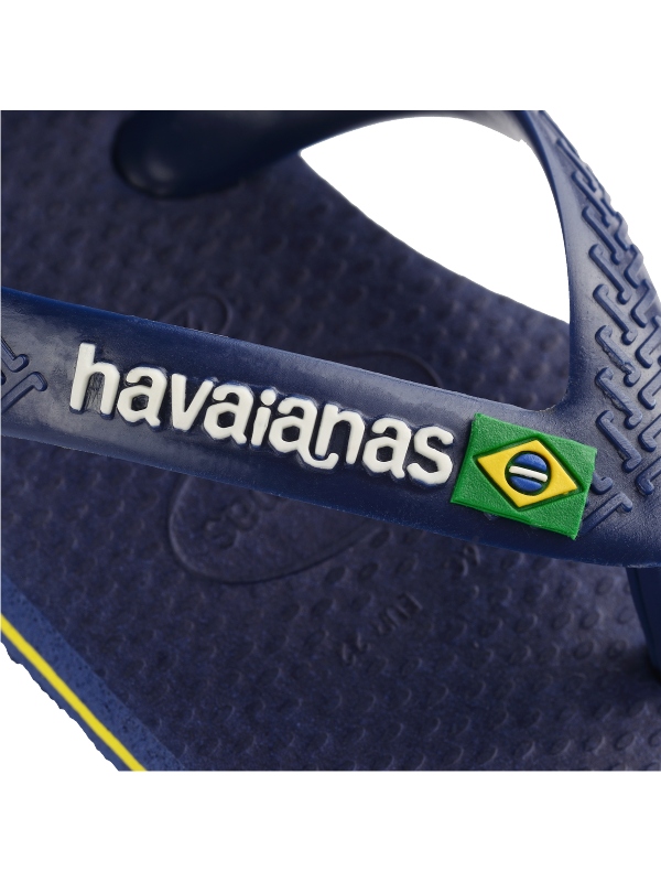 Havaianas Baby Brasil Logo II - NAVY BLUE/CITRUS YELLOW