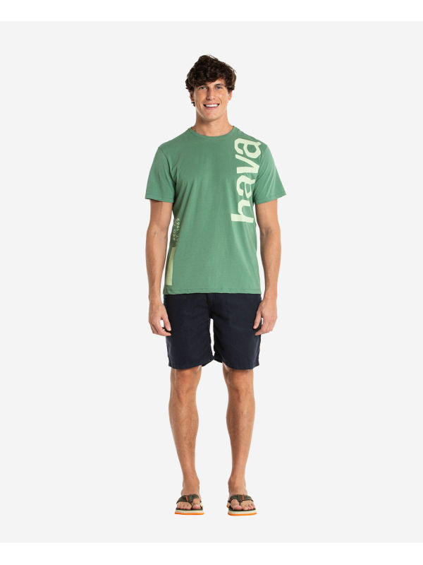 T-Shirt Havaianas New Logomania - OLIVE GREEN