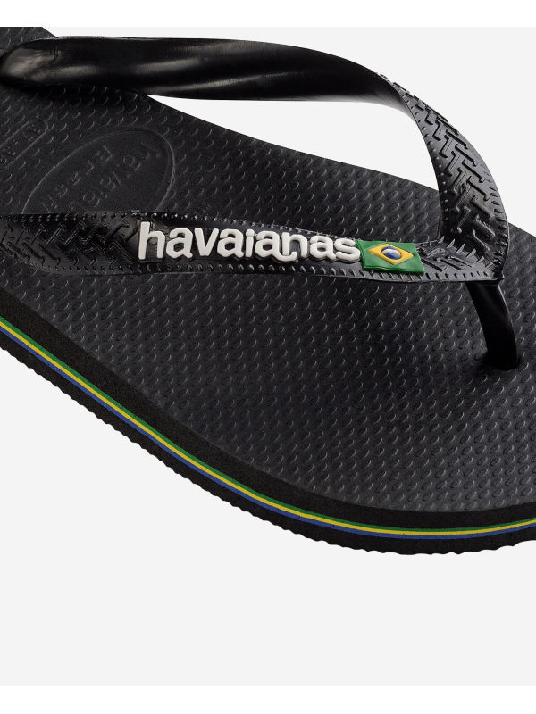 Havaianas Brasil Logo - BLACK