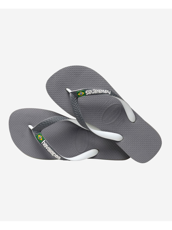 Havaianas Brasil Mix - STEEL GREY/WHITE/WHITE