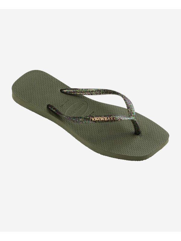 Havaianas Square Logo Metallic - GREEN