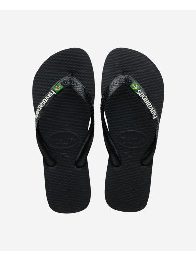 Havaianas Brasil Logo - BLACK