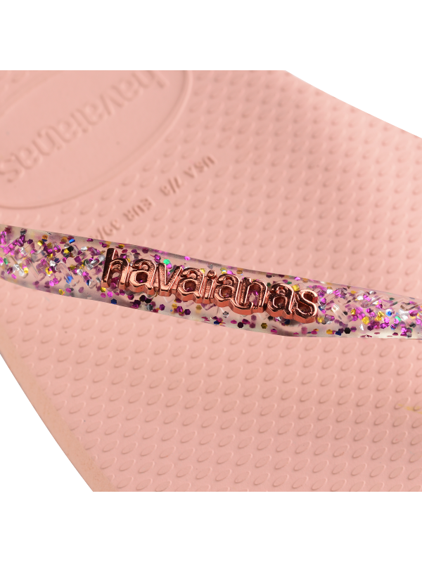 Havaianas Square Logo Metallic - BALLET ROSE
