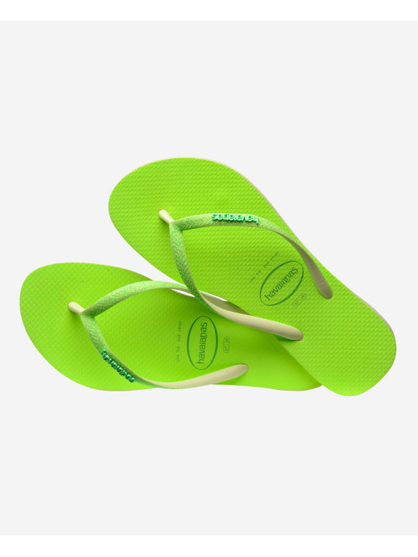Havaianas Slim Glitter Neon - LIME GREEN