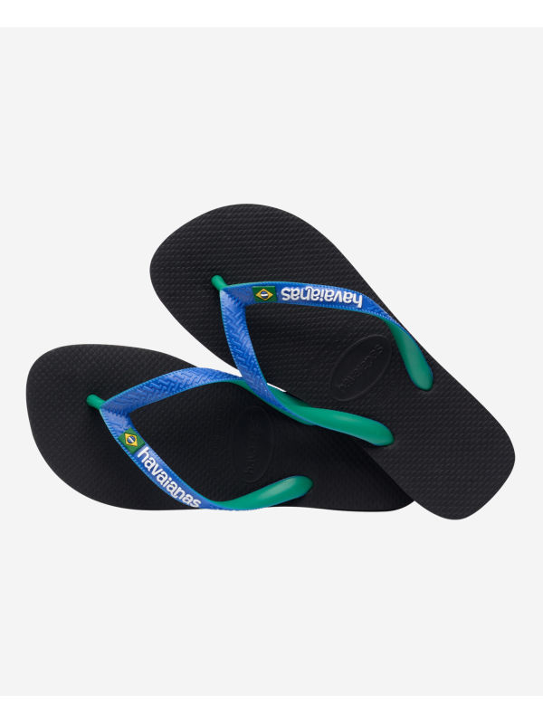 Havaianas Brasil Mix - BLACK/BLUE STAR