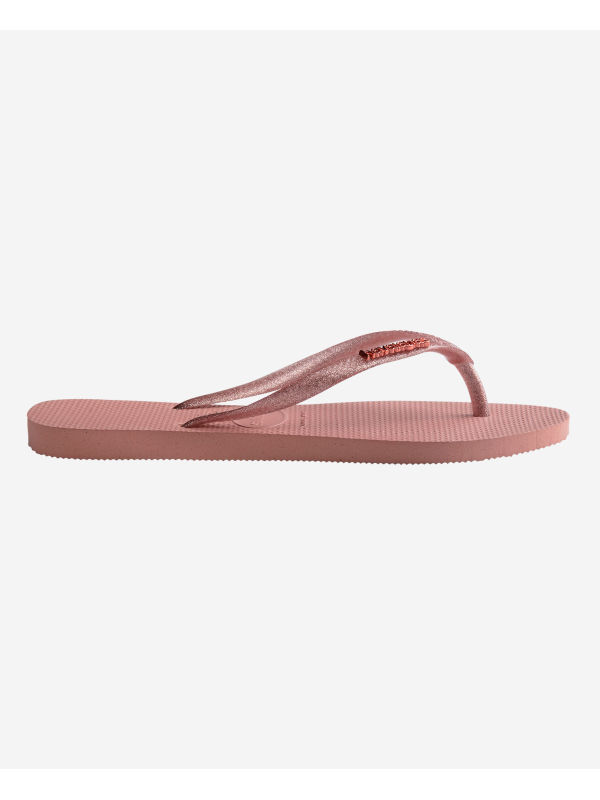Havaianas Slim Logo - CROCUS ROSE/APRICOT RED