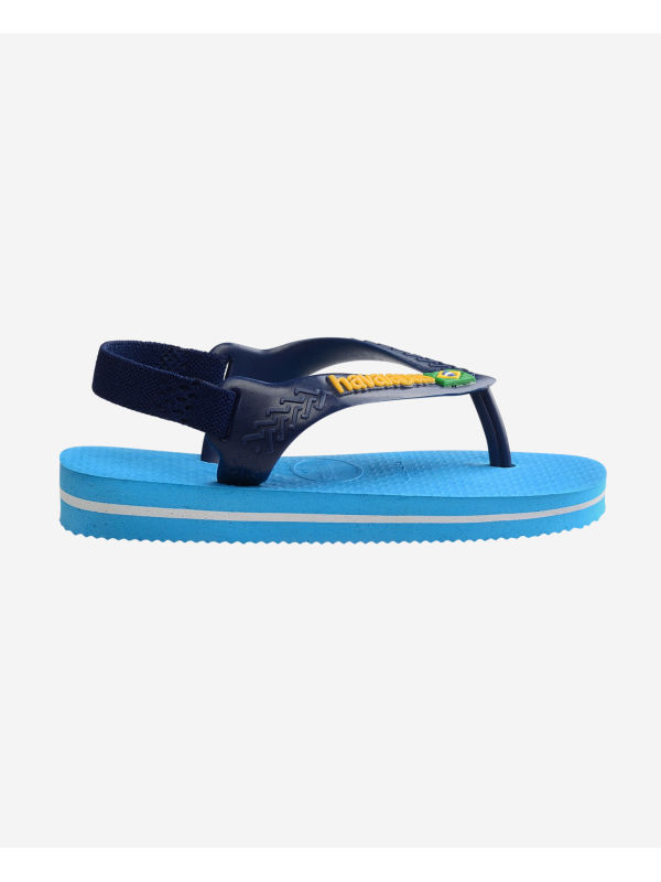 Havaianas Baby Brasil Logo II - TURQUOISE/NAVY BLUE