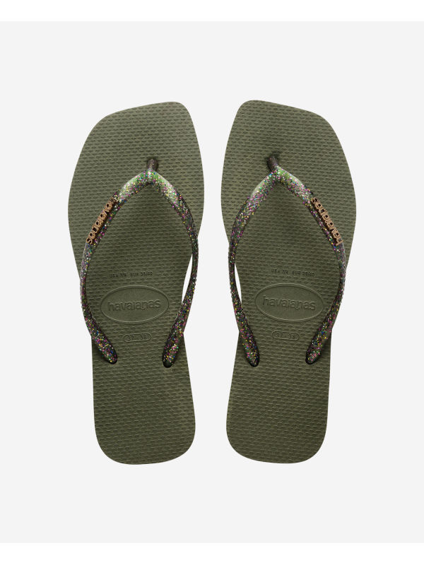 Havaianas Square Logo Metallic - GREEN