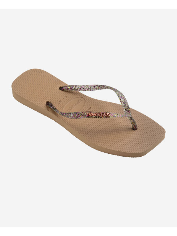 Havaianas Square Logo Metallic - ROSE GOLD
