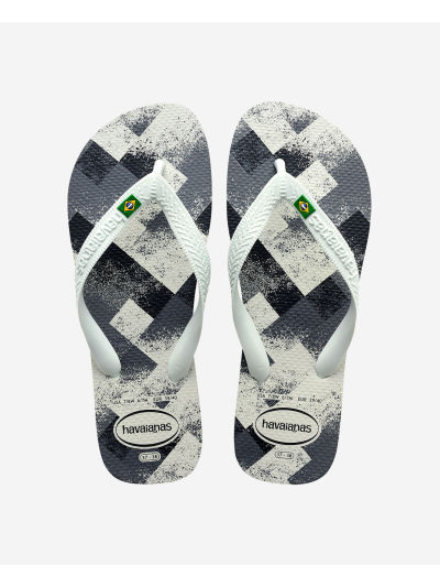 Havaianas Brasil Fresh - WHITE/WHITE/GREY