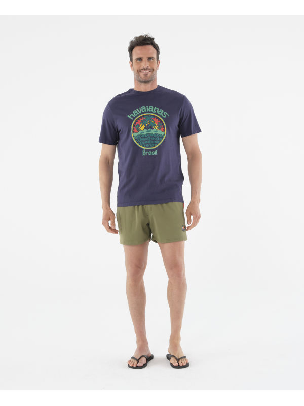 Havaianas T-Shirt Rotondo Patch - NAVY BLUE