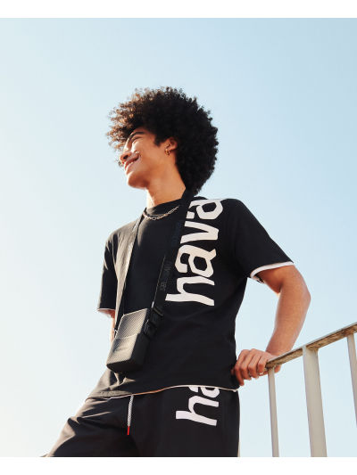 Havaianas T-Shirt New Logomania - BLACK