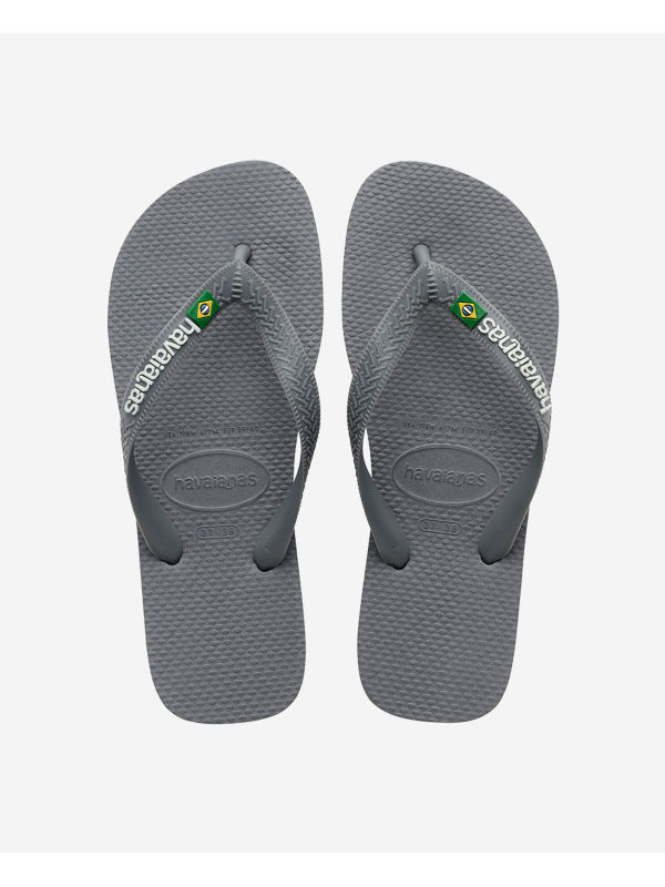 Havaianas Brasil Logo - STEEL GREY/STEEL GREY