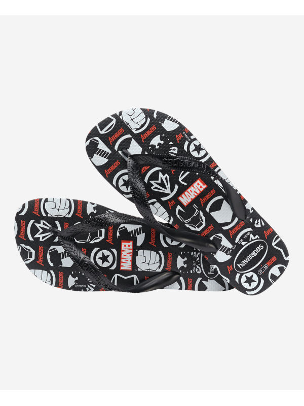 Havaianas Top Marvel Logomania - BLACK