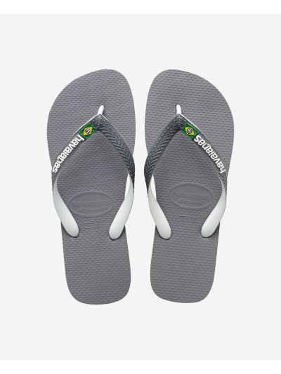 Havaianas Brasil Mix - STEEL GREY/WHITE/WHITE