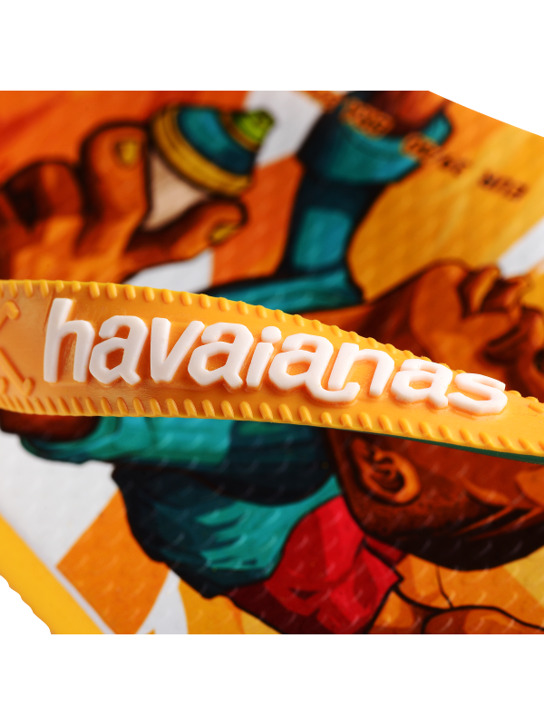 Havaianas Favela Creations - ORANGE CITRUS