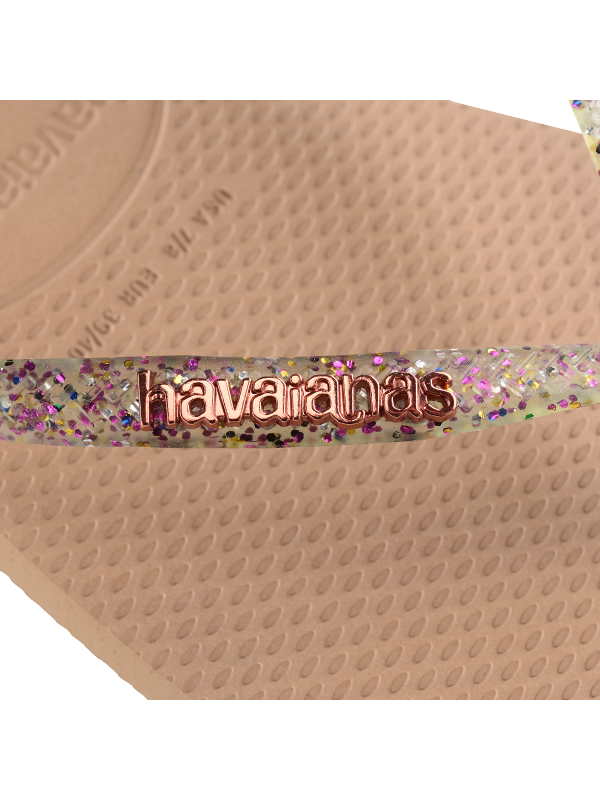 Havaianas Square Logo Metallic - ROSE GOLD